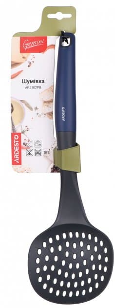 Шумовка AR2102PB Ardesto Gemini, сірий/синій, нейлон, пластик з  софт тач