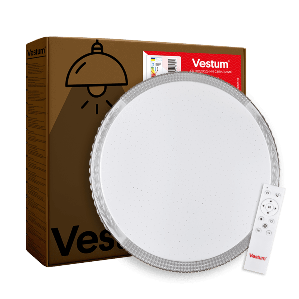 Світильник Vestum VS-91035 WILLOW зоряне небо 80W 490*65мм 3000К-6500К з ДК