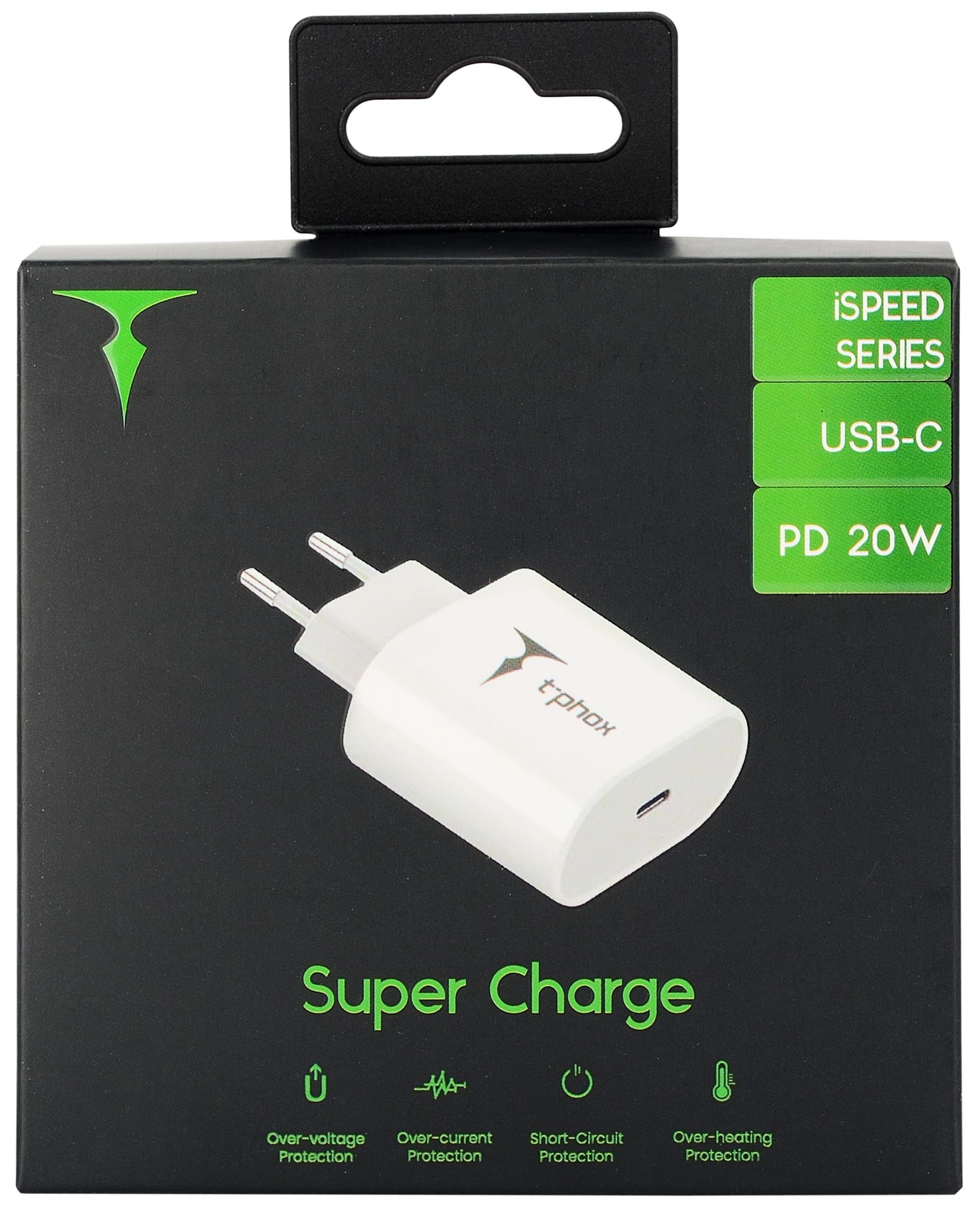Зарядний пристрій T-PHOX iSpeed PD 20W Charger (White) 6665967