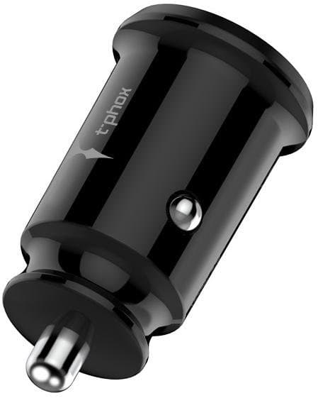 Зарядний пристрій автомобільний T-PHOX Charger Set 2.4A  Dual+MicroUSB cable 1.2m (Black) 6703390