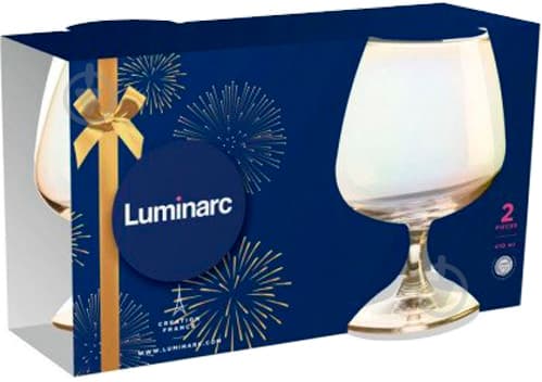 Набір бокалів LUMINARC 1639Р Селект 2х410 мл золотистий хамеліон