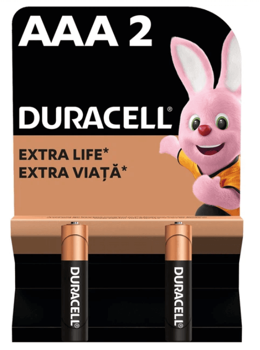 Батарейка DURACELL LR03 MN2400 уп. 1x2 шт (81545417/5004183)