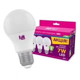 Лампочка ELM LED PA10L B60 7W E27 4000K комплект 3 шт (18-0119