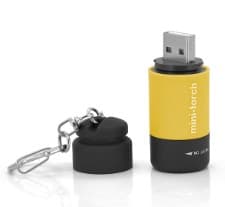 Ліхтарик SD-1022, 1LED, 1 режим, корпус- алюм,живл USB2.0,2 Red, ОЕМ