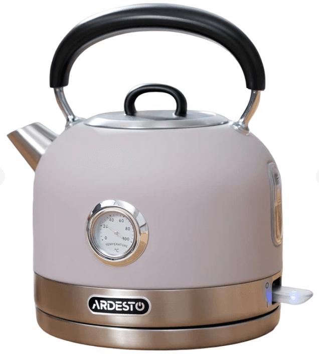 Електрочайник Ardesto EKL-F500L Lilac Dream, 1.7л, метал, мат, Otter, ліловий