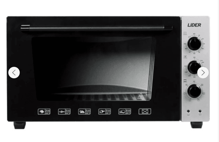 Піч електрична LIDER 4223 LUX  GREY-BLACK(тм"Артел, 1рік гарант)