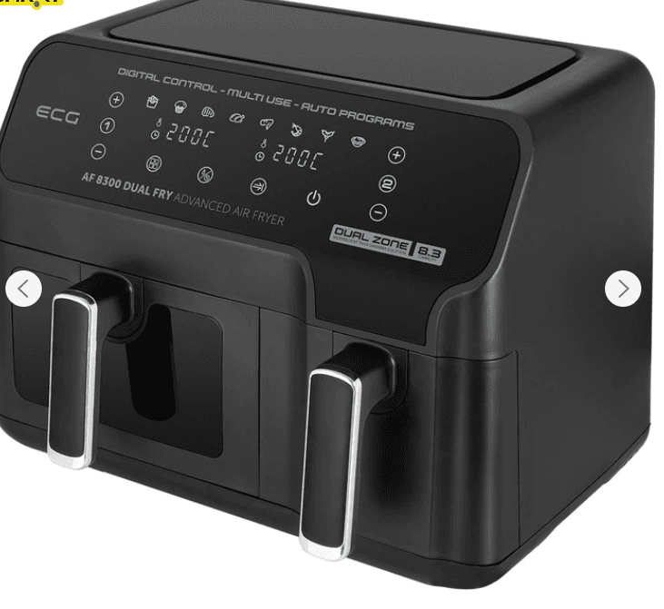 Мультипіч ECG AF 8300 Dual Fry (8,3 л (5,2 л + 3,1 л.8 прог.)
