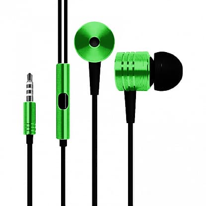 Навушники TOTO Earphone Mi3 Metal Green