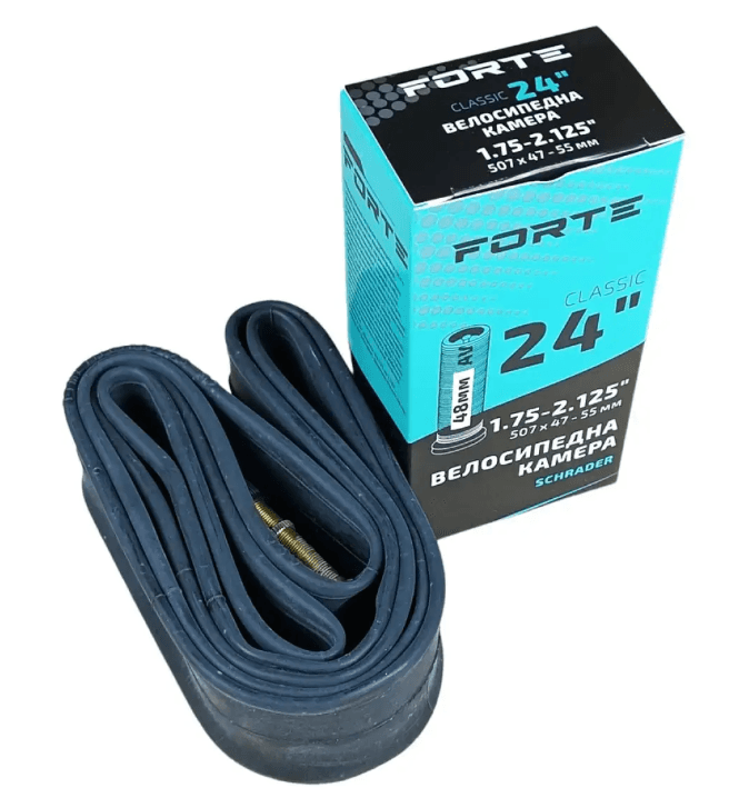 Велокамера FORTE Classic 24" х 1.75-2.125 AV Schrader 48 мм 134550 