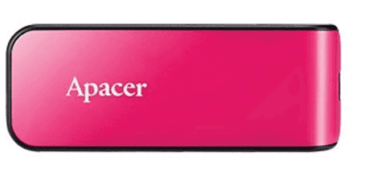 Пам'ять APACER AH334 32GB Pink  AP32GAH334P-1	