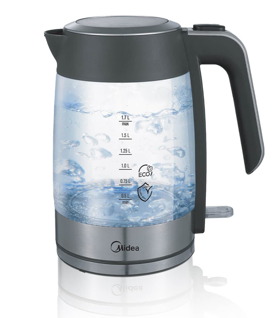 Електрочайник MIDEA MK-17G01B (1,7л, скл)