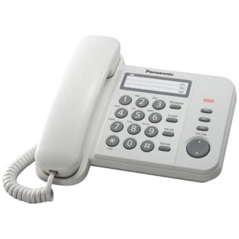 Телефон провідний Panasonic TS2352 white (KX-TS2352UAW)