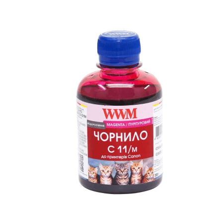 Чорнило Canon CL511/513/CLI521C Magenta 200 мл C11/M WWM