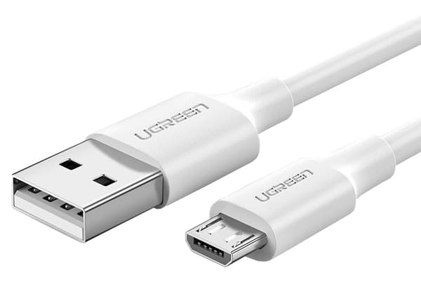 Кабель UGREEN US289 USB - Micro USB Cable 1м (White) 60141
