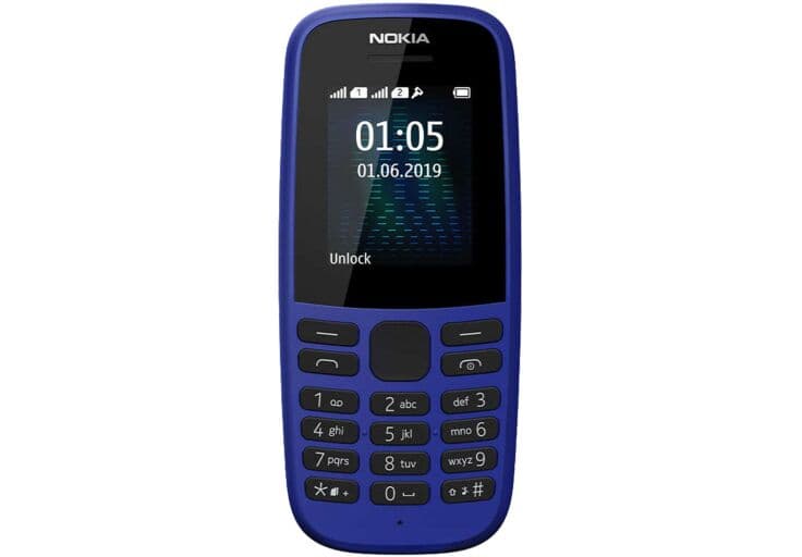 Мобільний телефон Nokia 105 Dual SIM (blue) TA-1174