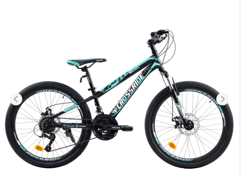 Велосипед спортивний CROSSRIDE 24 MTB ST BULLET 2.0"11" СИНІЙ(0291-110-4)