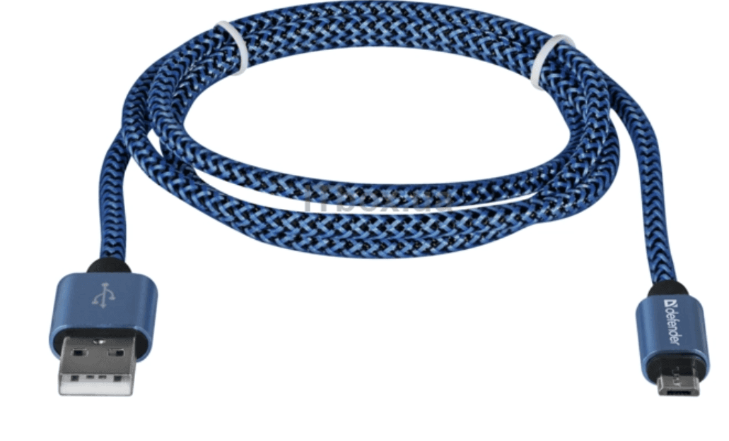 Кабель DEFENDER (87805)USB08-03T USB(AM)-MicroBM 1.0m, синій