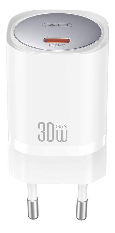 Зарядний пристрій XO CE20 - 33W Single port USB-C PD30W/PPS33W (Білий)