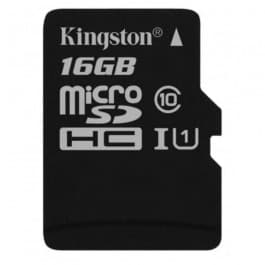 Пам'ять Kingston 16 GB microSDHC Class 10 UHS-I Canvas Select SDCS/16GBSP