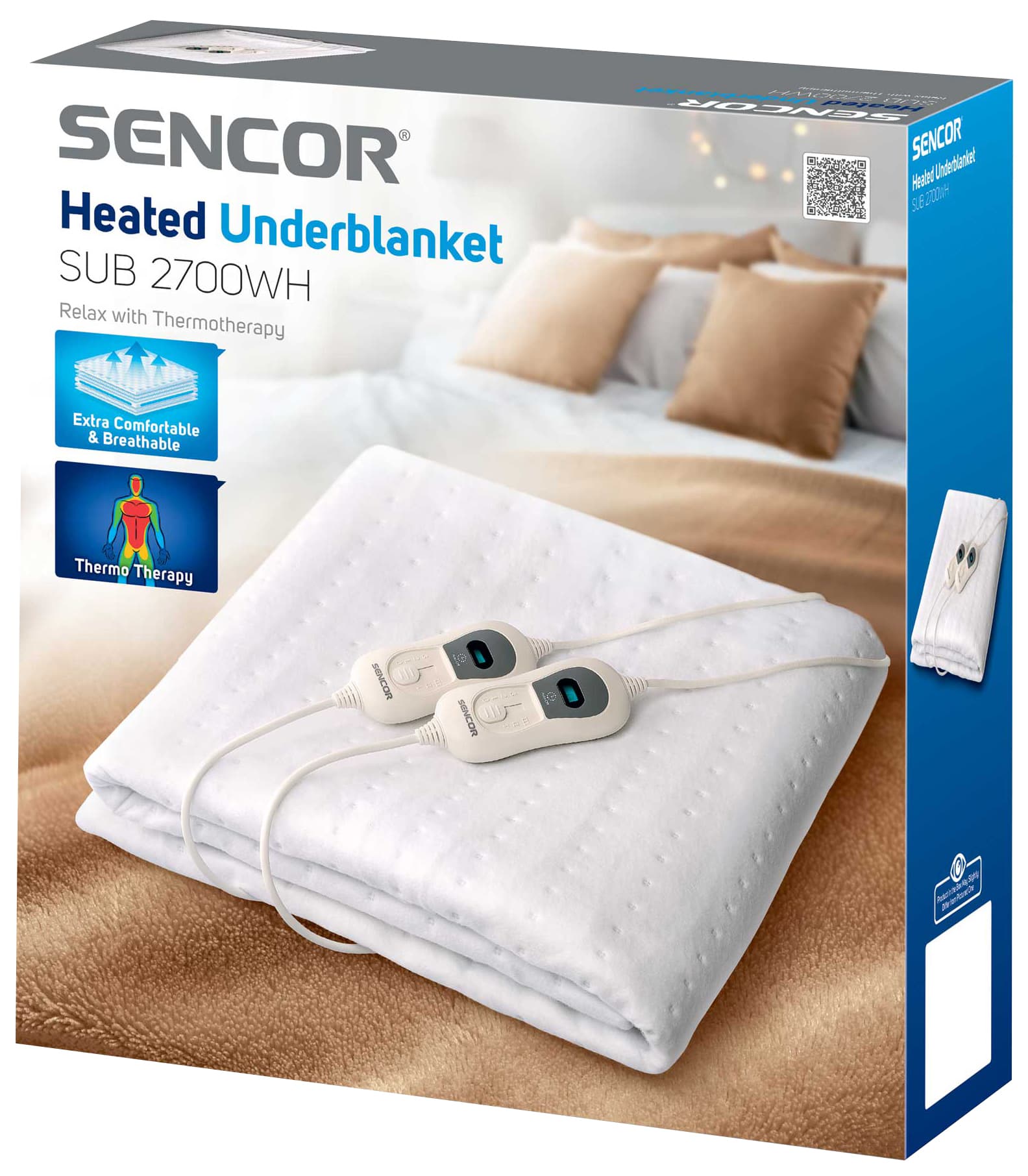 Ковдра електрична SENCOR SUB 2700WH