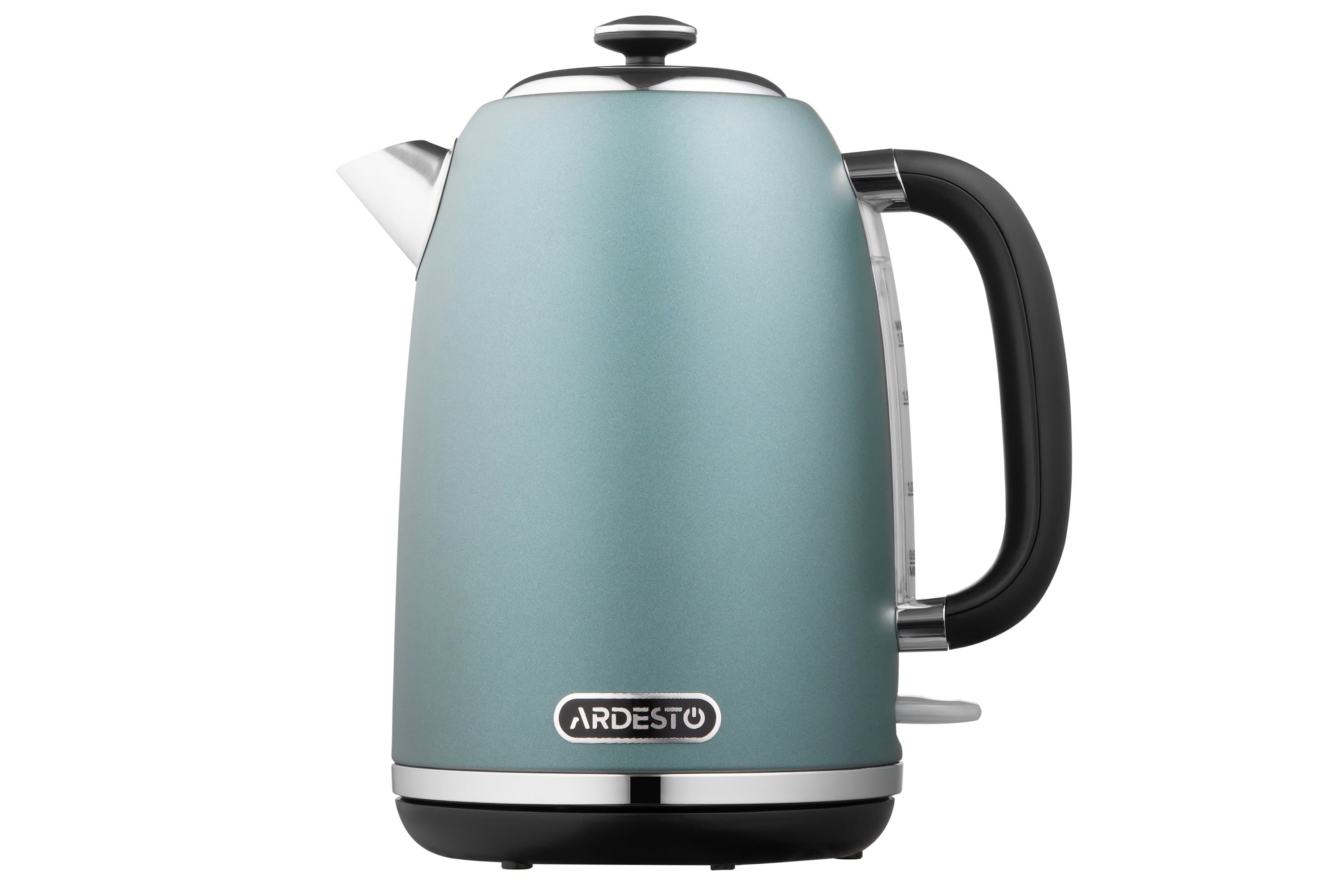 Електрочайник термос Ardesto Mint Harmony EKL-F400G, 1.8л, метал, мат, STRIX, м'ятний