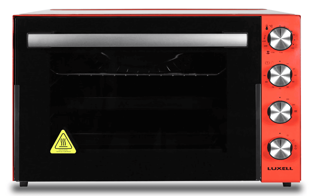 Піч електрична LUXELL LX-9325CTDR  (70л, конвекція, червоний)