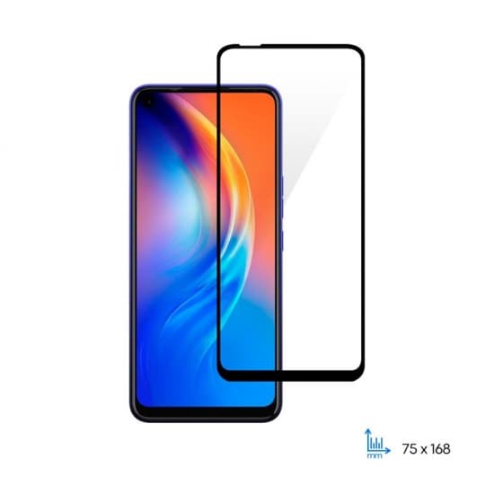 Захистне скло 2E для TECNO Spark 6 (KE7), 2.5D FCFG,(1 Pack), black border