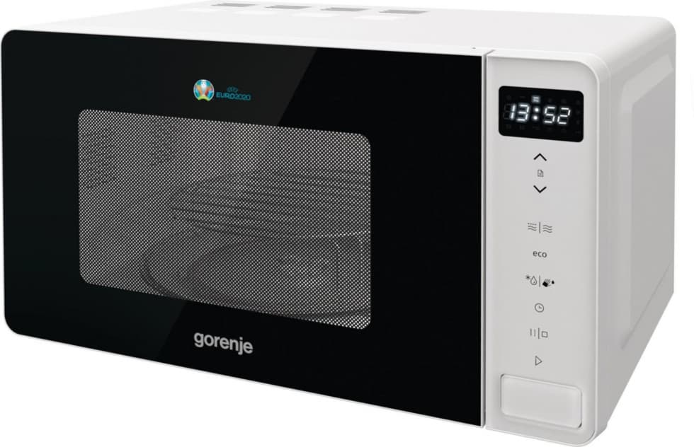 Мiкрохвильова пiч Gorenje MO20S4W/ 20 л/800 Вт./сенсорне упр./LED-дисплей/гриль/нержав.сталь