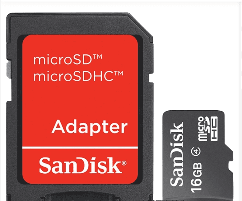 Пам'ять SANDISK	 microSDHC 16GB Class 4 + SD адаптер 	SDSDQM-016G-B35A