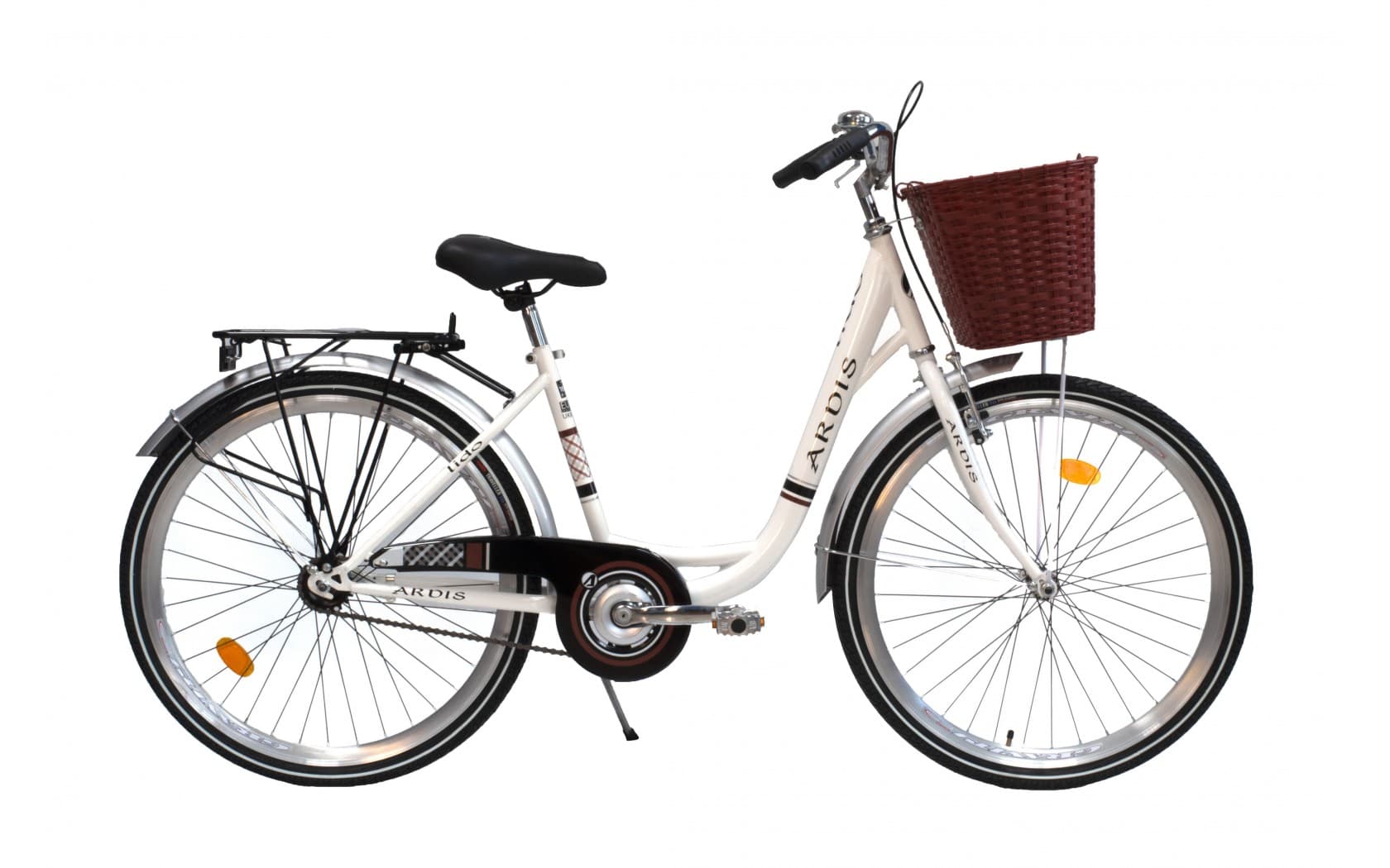 Велосипед ARDIS Lido 26" з корзинкою Білий