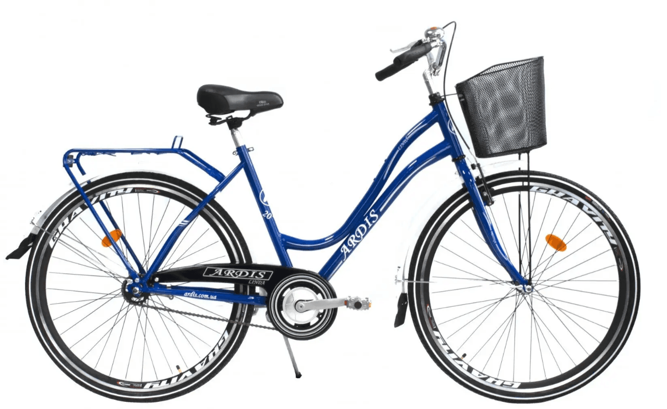Велосипед ARDIS Linda 28" з корзинкою Синій(0943-3)
