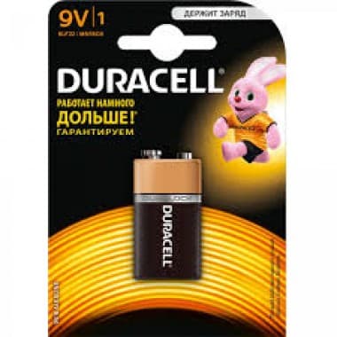Батарейка DURACELL 9V / MN1604 KPN1*10 1 шт. (5214444)