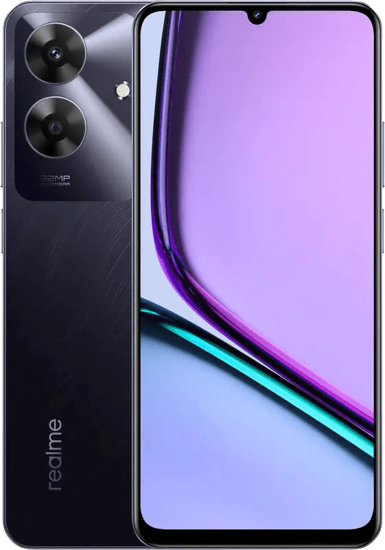 Смартфон REALME Note 60 4/128Gb (чорний) RMX3933