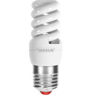 Лампочка Максус 1-ESL-216 Slim full spiral 9W, 4100K, E27