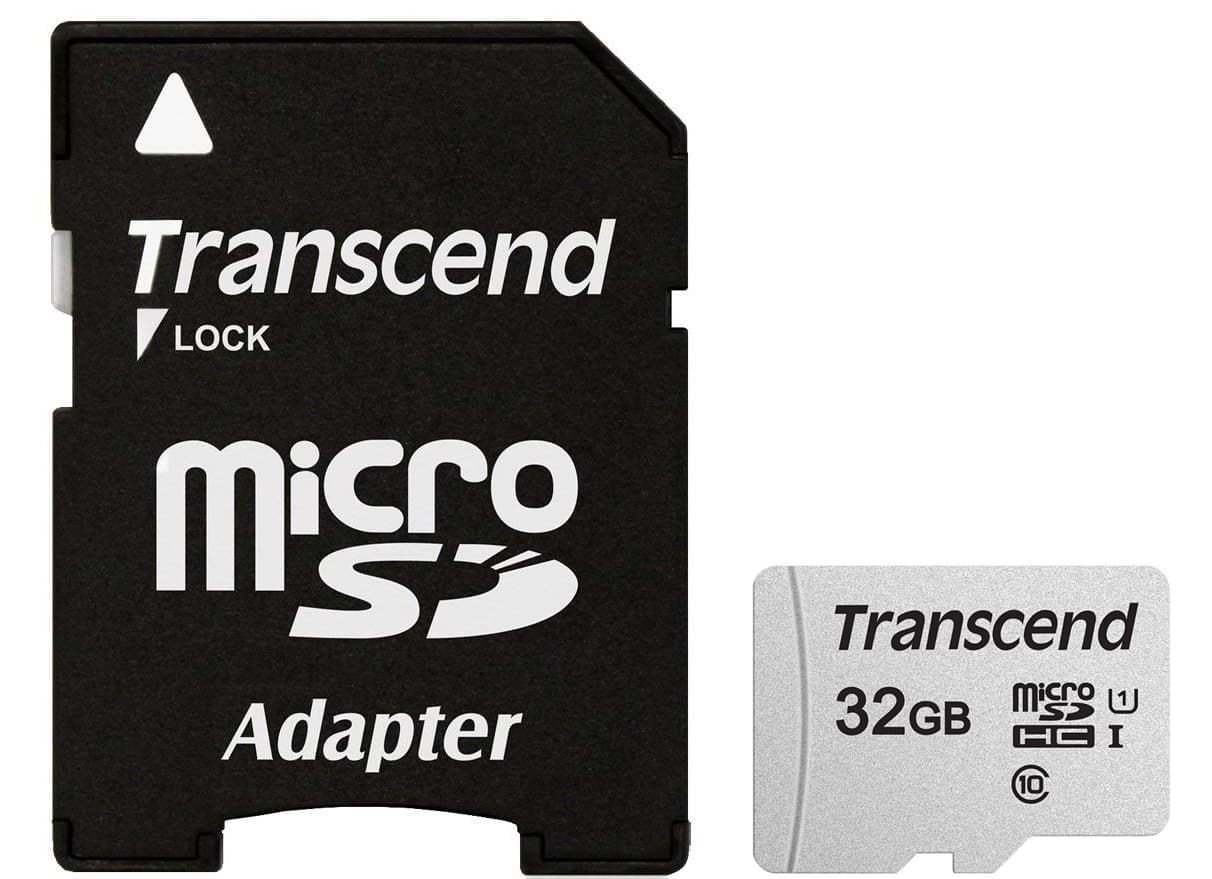 Пам'ять TRANSCEND microSDHC 300S 32GB UHS-I U1 + ad TS32GUSD300S-A