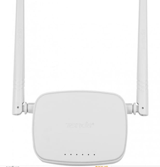 Маршрутизатор TENDA N301 802.11n N300 3xFE LAN, 1xFE WAN, ант 2x5dBi