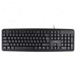 Клавіатура Vinga KB110BK мембранна, USB, чорна
