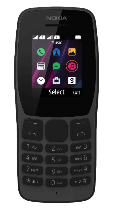 Мобільний телефон NOKIA 110 Dual SIM (black) TA-1192
