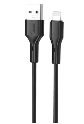 Кабель XO NB230 L Rock Series USB-A to Lightning - 1m (Чорний)