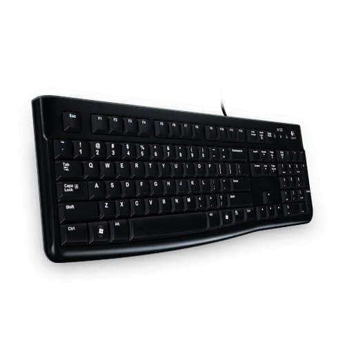 Клавіатура LOGITECH Keyboard K120 EOM UKR Black
