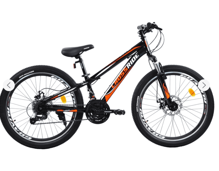 Велосипед спортивний CROSSRIDE 24 MTB ST SKYLINE 11" ЧОРНИЙ(02391-110-1)