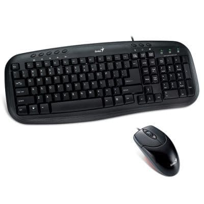 Клавіатура+мишка GENIUS KM-200 USB black