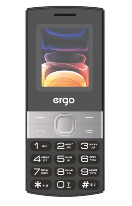 Мобільний телефон ERGO B185 Dual Sim black