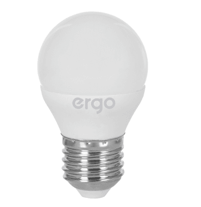 Лампочка Лед ERGO Standard G45 Е27 5W 220V Нейт.Біл. 4100K Мат. н/Дим