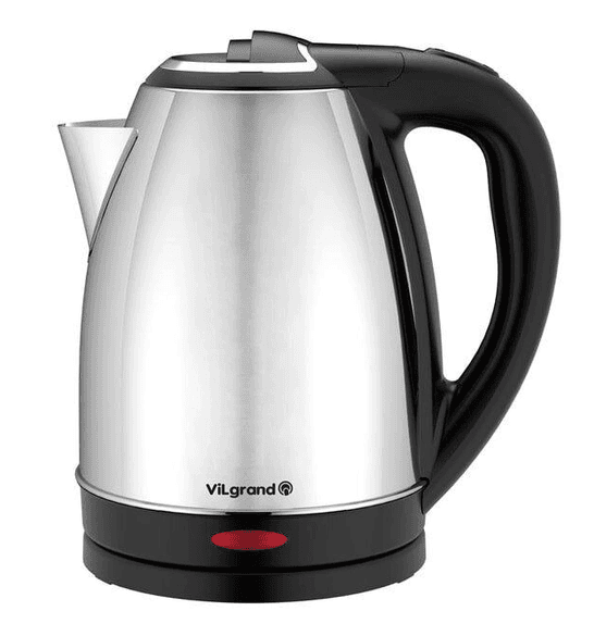 Електрочайник VILGRAND VS-2060 Silver (2л, 1,8 кВт, стал)