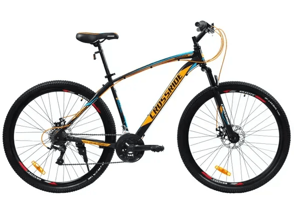 Велосипед спортивний Crossride Madman 27.5 MTB ST 17.5"Чорн/Помаранч(0184-175-1)