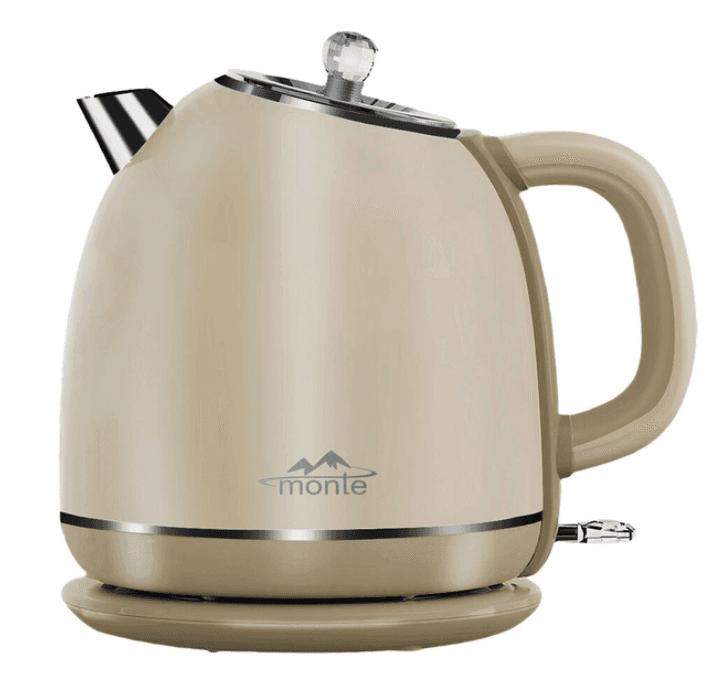 Електрочайник термос Monte MT-1837 1.7Л 1800Вт крем