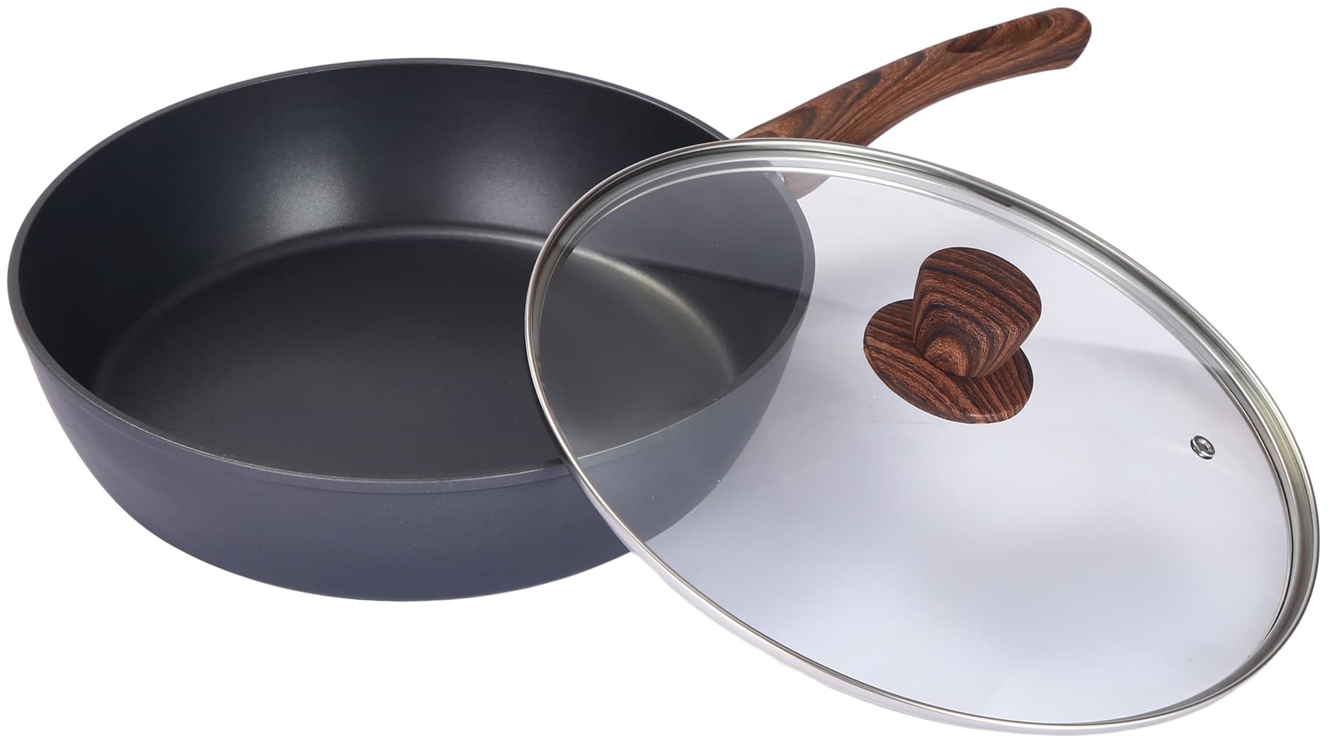 Сковорода BRAVO CHEF Глибока з кришкою 24 см (BC-1101-24/L)