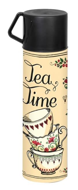 Термос HEREVIN 161712-012 CAP Brown Tea Time 0.4 л