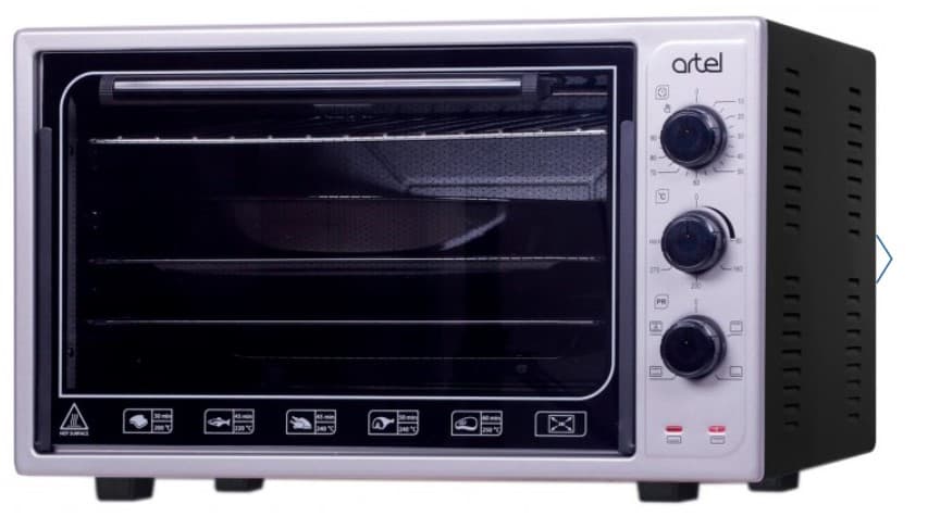 Піч електрична ARTEL MD-3618 econom сірий-чорн (36л)